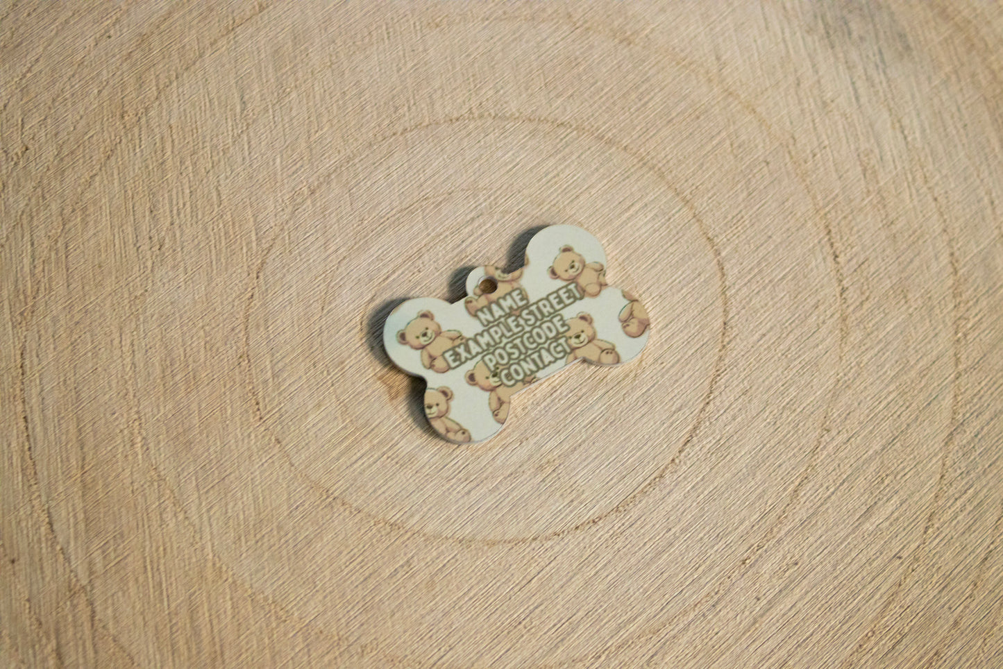 Teddy Dog Tag | Personalised Custom Dog Tag