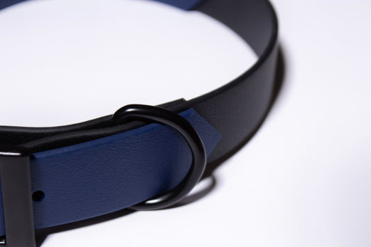 After Dark | Waterproof Biothane Dog Collar – Handmade in the UK