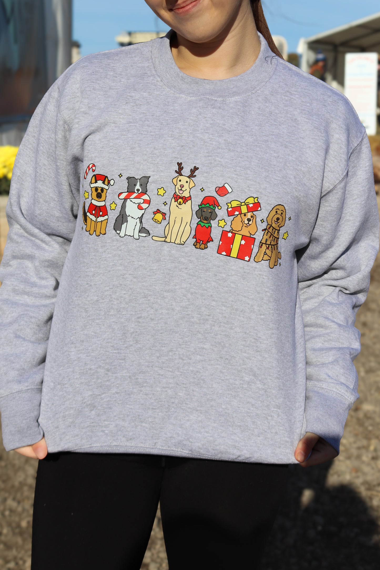 🎄 Christmas Dog Lover Sweatshirt | Festive Dog Jumper | Cosy Holiday Sweater for Dog Mums & Dads