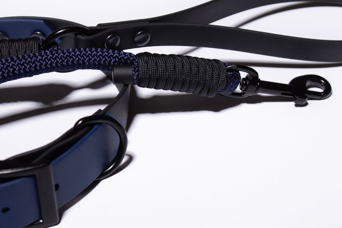 After Dark | PPM Rope Dog Lead with Biothane Handle