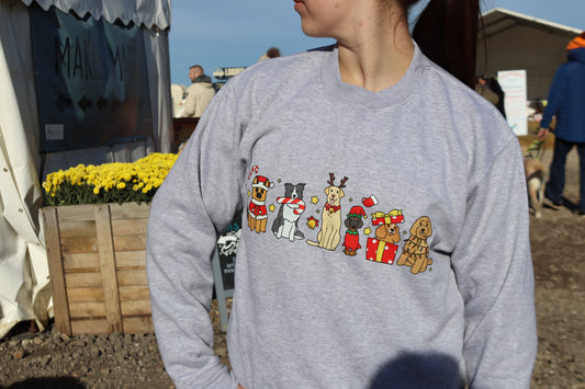 🎄 Christmas Dog Lover Sweatshirt | Festive Dog Jumper | Cosy Holiday Sweater for Dog Mums & Dads