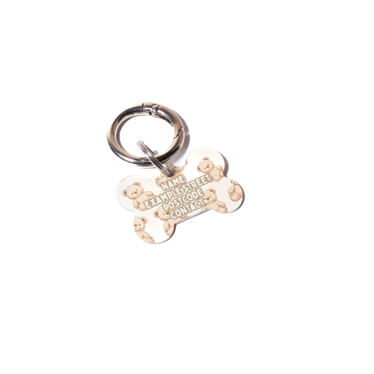 Teddy Dog Tag | Personalised Custom Dog Tag