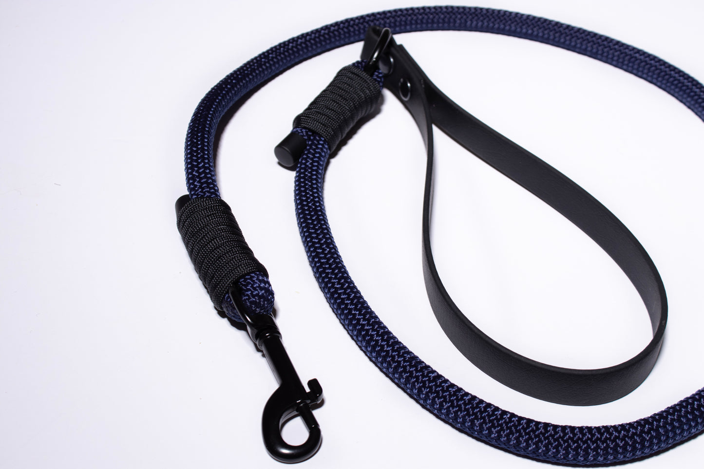 After Dark | PPM Rope Dog Lead with Biothane Handle