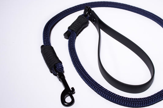 After Dark | PPM Rope Dog Lead with Biothane Handle
