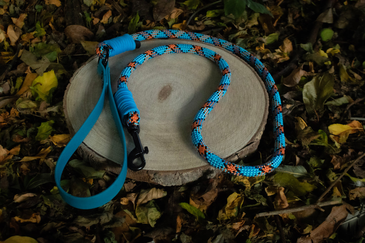 Blue Aztec Dog Lead