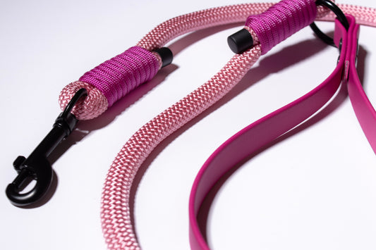 Rosewood | PPM Rope Dog Lead with Biothane Handle