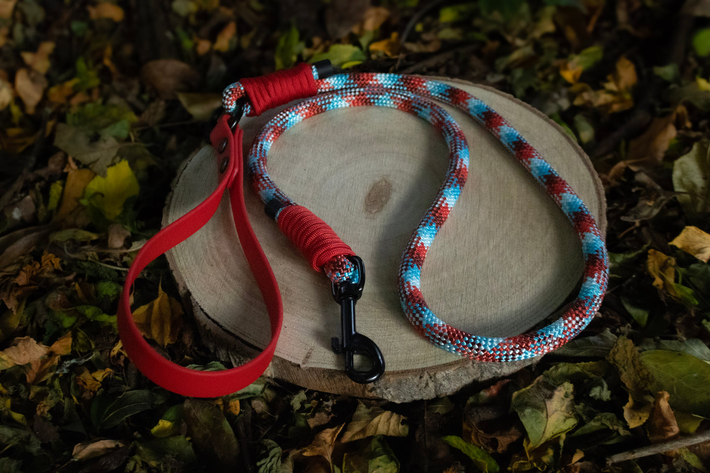 Red Aztec Dog Lead