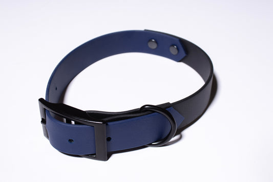 After Dark | Waterproof Biothane Dog Collar – Handmade in the UK