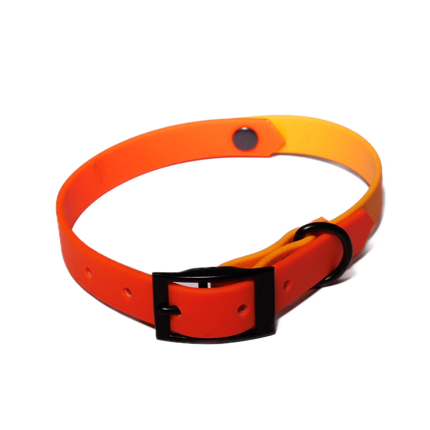 Fox Orange & Orange | Waterproof Biothane Dog Collar – Handmade in the UK
