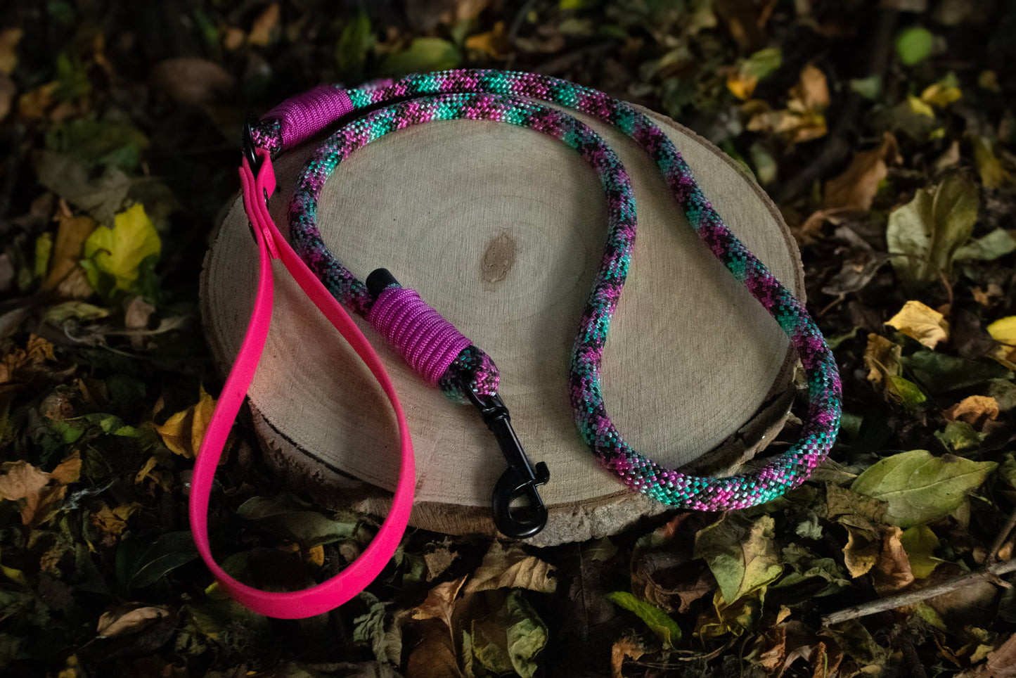 Pink & Purple Aztec Dog Lead