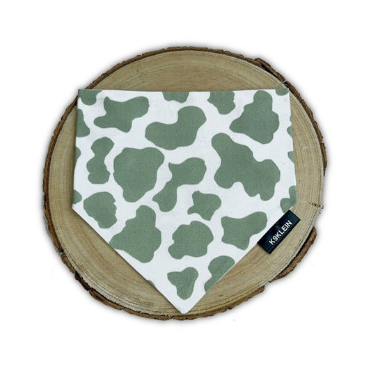 Sage Green Cow Print